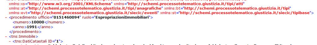 4. La nuova schermata consente di predisporre il contenuto della busta telematica allegando il file principale (in formato pdf) e gli eventuali allegati (nei formatipdf,odf,rtf,txt,jpg,gif,tiff,xml,