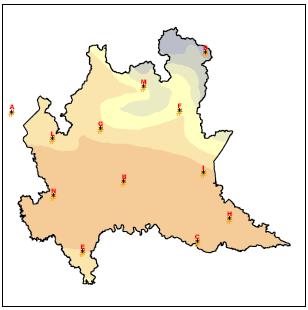 TEMPERATURE Tabella delle temperature estreme in alcune stazioni dal 1/5/6 al 31/5/6 MAGGIO Nome stazione Quota T max T min T media [m slm] [ C] [ C] [ C] Candoglia A 21 19,5 7,8 13,3 Capralba B 96