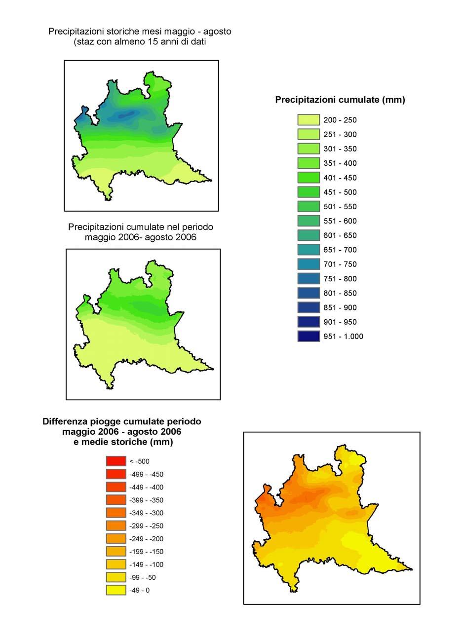 PRECIPITAZIONE TOTALE E