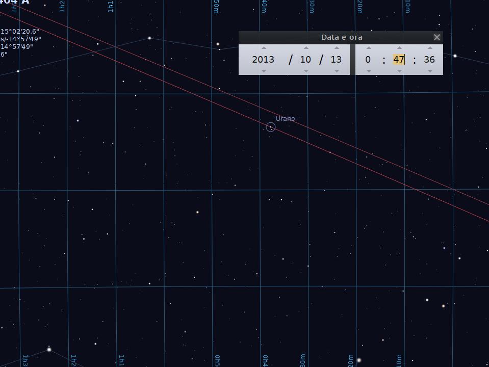 Urano gen 2017 ζpsc A ɛpsc HIP 3786 Posizione SECONDO SOLE trovato il 25-1-2017 URANO Ottobre 2013 Piano dell eclittica POSIZIONE PRESUNTA e calcolata al