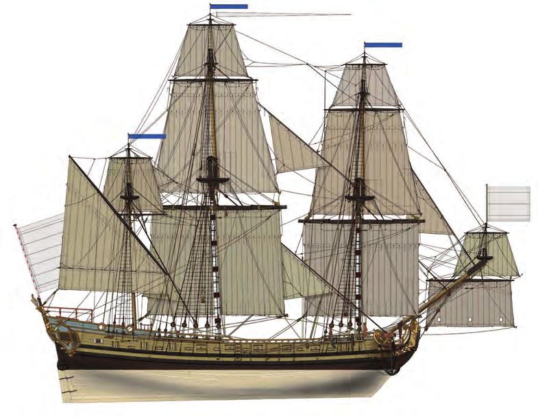 L AURORE Fregata leggera 1697 MONOGRAPHIE IN SCALA 1/48 L opera comporta l attrezzatura, la sua carpenteria e le disposizioni interne Jean-Claude LEMINEUR La fregata