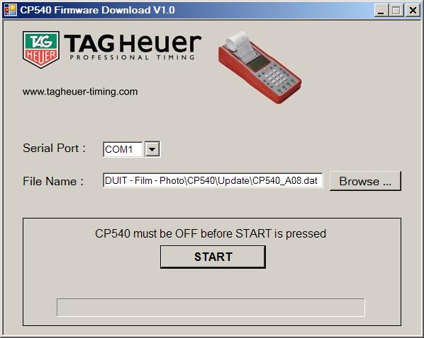 17. Scaricare una nuova versione del software e/o una nuova lingua Il download del programma del CP 545 e delle sue nuove versioni sono gratuiti dal nostro sito www.tagheuertiming.