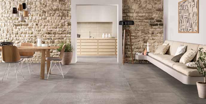 Soggiorno Piastrelle Collection - Piastrella per pavimenti Gres porcellanato non smaltato monocalibro opaco Lino 720 3645 : Collection-2011 375 x 750 x 10 mm - CHF 62.90 67.