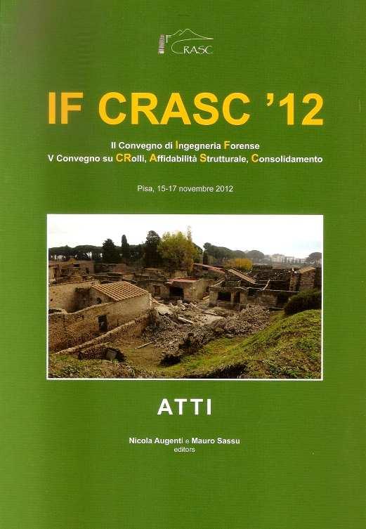 INDICE IF CRASC 12 - PISA RELAZIONI GENERALI Ingegneria Forense: passato, presente e futuro Augenti N.