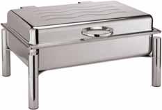 ATLATIC BUFFET SYSTEM ABS Rectangular - Acciaio 18-10 - Stainless steel ART. DIM. CM. H. LT.