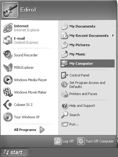 Innanzitutto devi installare il driver Un driver è il software che trasferisce i dati tra l UA-4FX e il programma utilizzato sul computer, quando il computer e l UA-4FX sono collegati.