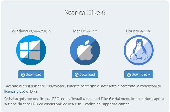 Installazione di DIKE 6 Per poter gestire il sistema di firma digitale è necessario installare il programma Dike (Dopo aver installato i driver del lettore smart-card / BusinessKey).