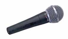 MICROFONI Microfoni serie TM TM-929 35,00 25,00 26019 Microfono dinamico cardioide con cavo XLR. Risposta in frequenza: 50Hz- 15.000 Hz.