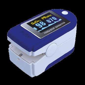 SAT-200 Pulsossimetro portatile da dito con display orientabile a colori Strumento portatile per la rilevazione della quantità di ossigeno legata all emoglobina nel sangue e della frequenza cardiaca