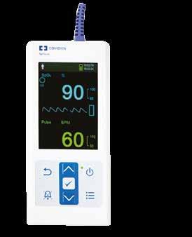 PM10N Pulsossimetro palmare Nellcor Modello palmare, leggero ed ergonomico per il monitoraggio continuo ed istantaneo della saturazione ematica di ossigeno e della frequenza cardiaca Display a