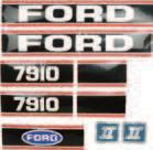 Adesivi - Ford New Holland S.8535 S.8411 S.12107 S.12112 DECAL SET COMMENTS Force II 1986> TRACTOR MODEL S.8415 S.8434 DECAL SET S.