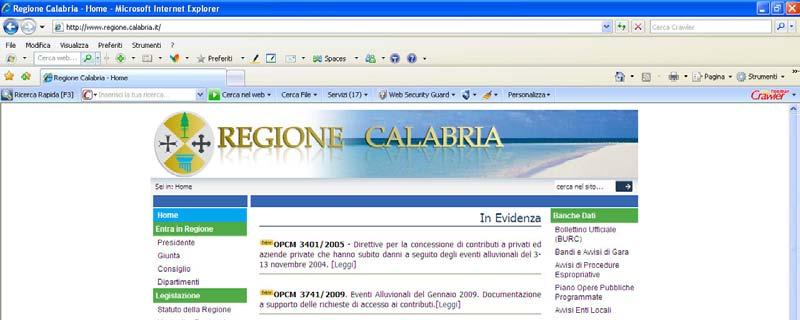 Individuali (BDE) della Regione Calabria. 2.