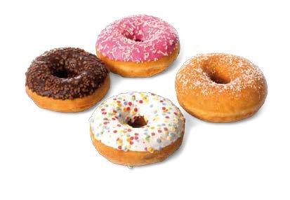 DOLCI 23670000 MIX DONUTS Peso 56 g Diametro / Pz/ct 4 x