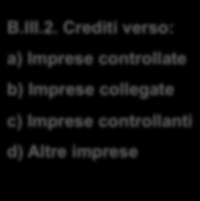 Altre imprese I crediti iscritti tra le immobilizzazioni hanno natura finanziaria, non