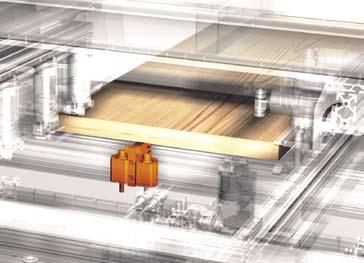 The zero-setting of the Y axis is to be operated manually through the pneumatic stop system of the clamp unit, which position is fixed according to the panel width.