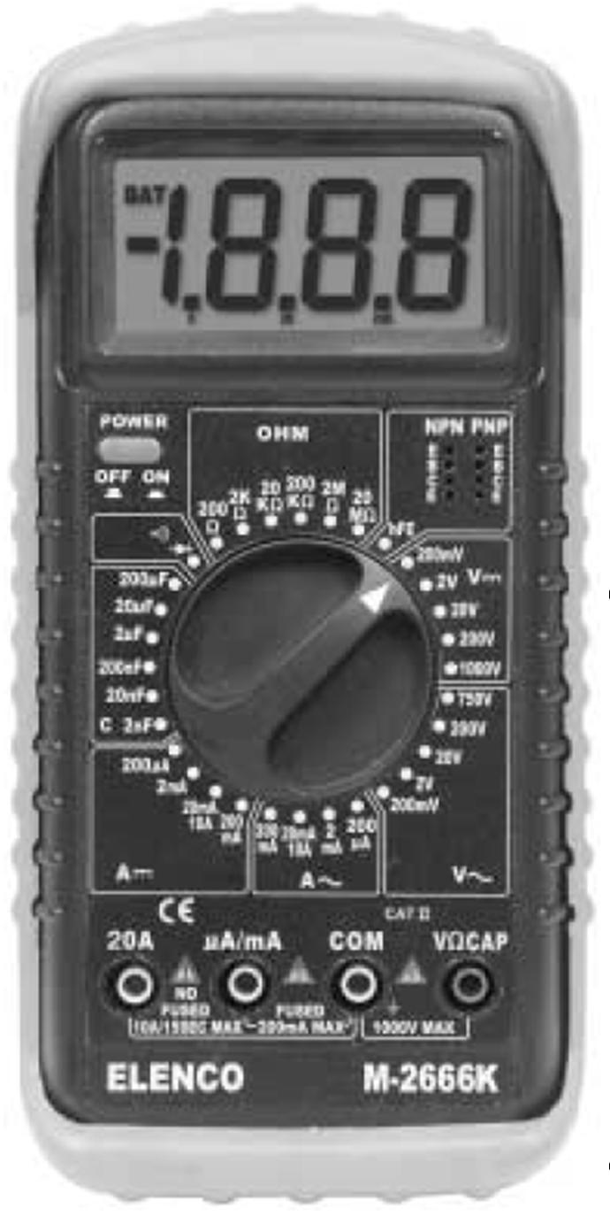 Digital Multi-Meter (DMM) Strumento di misura per: tensione e corrente (DC e AC)