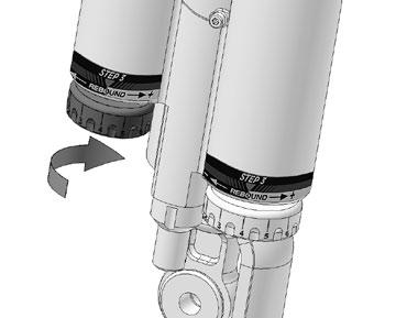 Per regolare il rebound dell Equalizer 2 seguire i passaggi descritti di seguito: Importante: Assicuratevi che entrambi le ruote del