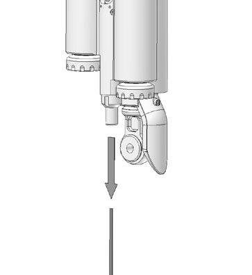 3 allentare la vite di fissaggio del cavo girando in senso antiorario con una chiave da 20mm 6 stringere