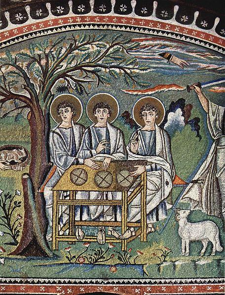 Ravenna, San Vitale Trinità Triandica Figura polisemica, infatti rimanda al racconto di