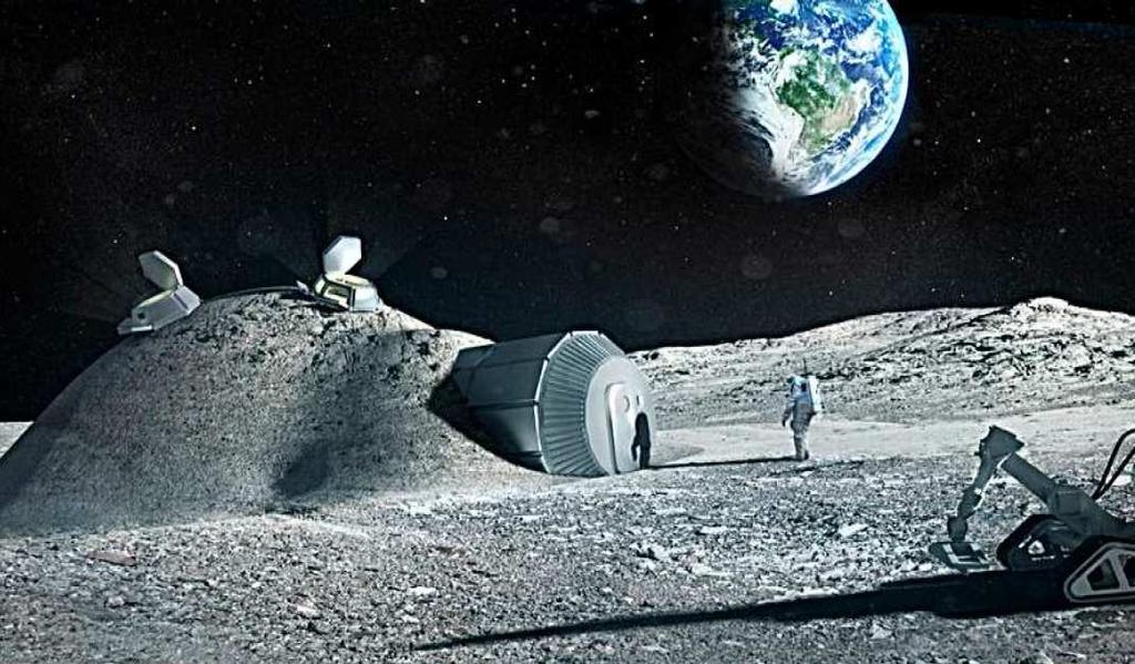 Il Futuro - Stampa 3D con suolo Lunare e Marziano TAS-I è in contatto con D-SHAPE per studiare tecnologie