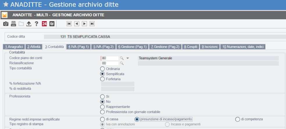 Contabilità semplificate: regime di