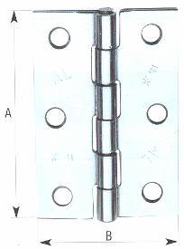 7,5 CERNIERA ACCIAIO ZINCATO TIPO STRETTA IBFM 450 5791065 Pezzi mm.