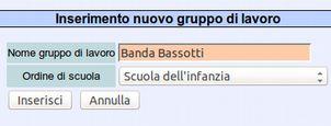 Gruppi di lavoro Una volta definite le informazioni di degenza degli studenti, è possibile gestire la loro attività scolastica.