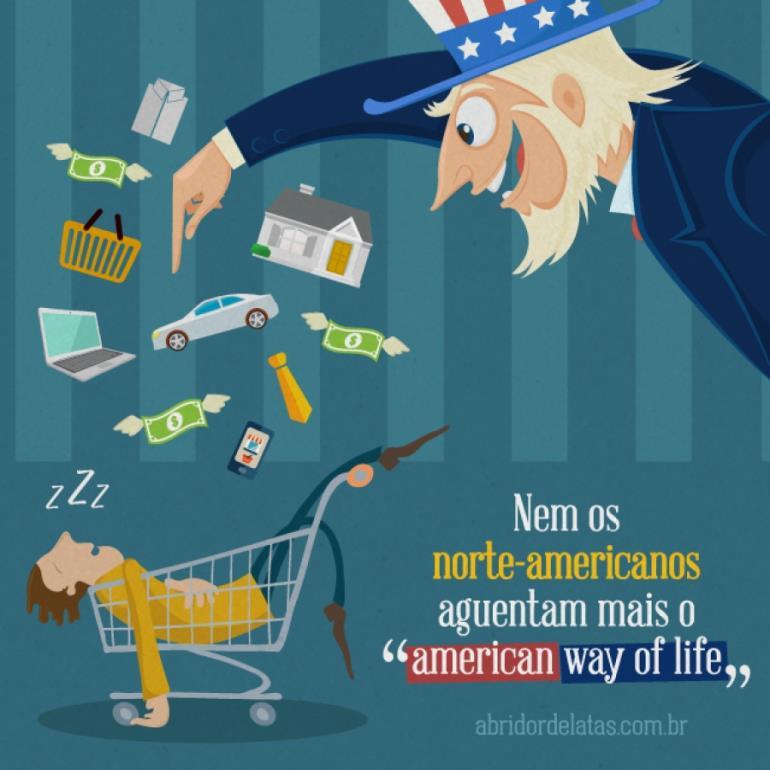 American way of life Il cosiddetto american way of life, lo stile di vita americano è basato sul consumismo ed è caratterizzato da un fortissimo senso dell inviolabile libertà individuale, dalla