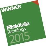 Risk-Italia 2015 1 posto nella classifica dei primi 10 operatori e nella consulenza in derivati e gestione del rischio 2 posto in tutte le altre categorie Italian Certificate Awards 2014 1