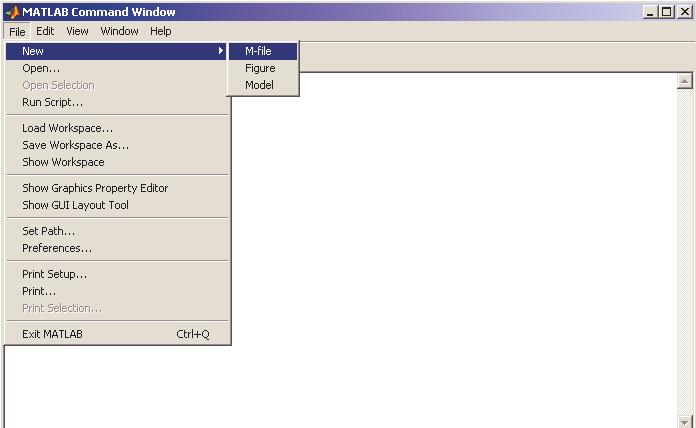 Esempio Esempio di comandi per passare dalla directory work alla directory files :» pwd ans = e:\programmi\matlab\work restituisce la» dir 