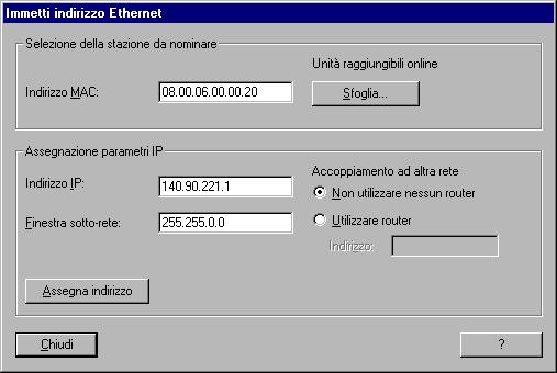 Messa in funzione del CP Ethernet Risultato: Al CP è ora possibile accedere su Industrial Ethernet tramite indirizzo IP.