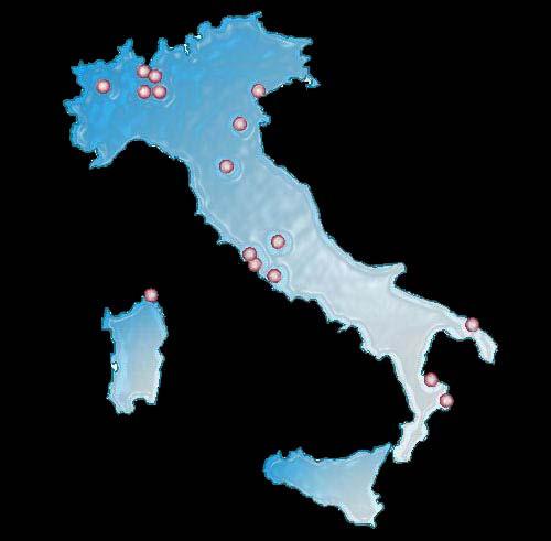 12. Il complesso di edilizia sociale (Biella) 8. Ecobuilding industriale (Sede Pomini) 15. L Energy Farm (Aermacchi) 3. L Ospedale Maggiore (Milano) 9. Ecobuilding Uffici (Sede Techint) ItalyParks 13.