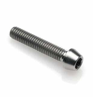 VITI IN TITANIO GRADO 5 5 TH degree titanium screws COPIE DI SERRAGGIO CONSIGLIATE PER LE VITI TIGHTENING TORQUE ø M4 = ø M5 = ø M = ø M = ø M = 7 mm,5 mm mm 13 mm 1 mm ø M4 = ø M5 = ø M = ø M = mm