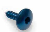 D VITI FORATE drilled screws ROSSO / RED BLU / BLUE INDACO / INDIGO SILVER / SILVER cappelletto valvola ruota WHEEL VALVE CAP MISURA measure