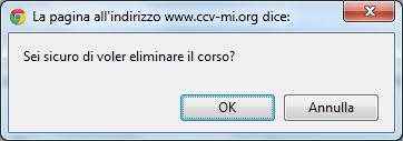 Una volta inseriti tutti i dati, cliccare sul tasto Salva sotto l ultima voce per completare l inserimento del corso.