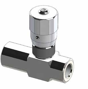 UFRV90 valvola DI REGOLAZIONE UNIDIREZIONALE 90 90 UNIDIRECTIONAL FLOW REGULATOR 2 1 caratteristiche - hydraulics features Grandezza Size 0 05 Press.