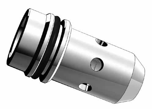 CFROR valvola REGOLATRICE DI FLUSSO AUTOCOMPENSATA A TARATURA FISSA POP-IN CARTRIDGE COMPENSATED FLOW REGULATOR FIXED SERIES 2 1 caratteristiche - hydraulics features Materiali: Corpo in acciaio.