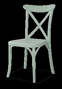 ART. 403/18 Monoblock chair made of 100 % virgin polypropylene applied
