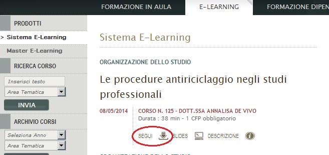 dopo aver fatto accesso al sito http://www.eutekneformazione.