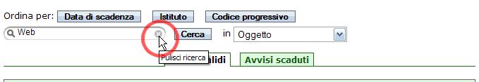 in minuscolo) contiene la stringa web (anch essa normalizzata in minuscolo a partire dalle parole chiave inserite dall utente).