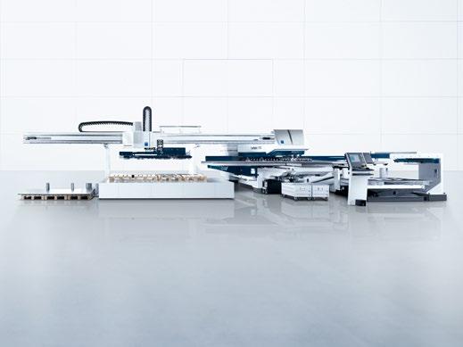 TruMatic 7000 Macchina produttiva high-end. Automazione intelligente. La TruMatic 7000 combina i vantaggi della lavorazione di punzonatura e del laser in modo particolarmente conveniente.