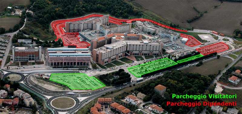 IL PARCHEGGIO Dal giorno 1 Giugno 2011 sono in vigore le nuove norme che regolamentano l'ingresso e la sosta delle auto private all'interno dell'area ospedaliera.