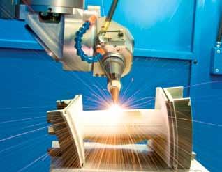 La migliore applicazione per la tecnologia laser è la lavorazione di materiali metallici (acciaio dolce, acciaio inossidabile, alluminio, rame e ottone) con uno spessore tra gli 0,8 mm e 25 mm.