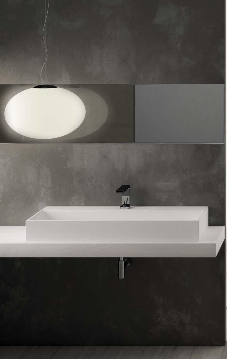 Stone lavabo rettangolare 100 rectangular 100 washbasin 100 x 46 x 13h - SMLAA100 finitura