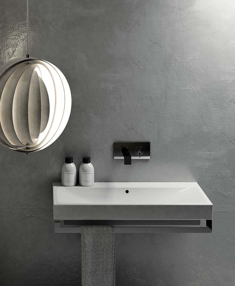 SMLA100 finiture / finish Bianco / White Specchio Argo a soffitto Argo ceiling-mounted mirror ARSPL finitura / finish Nero Matt mobile