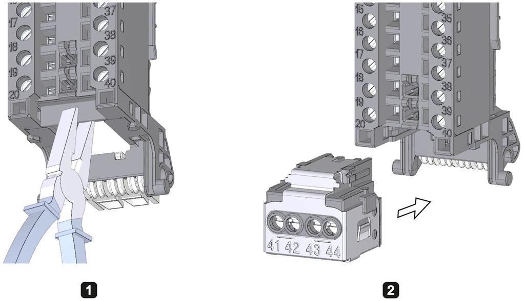 Collegamento 5.10 Connettore frontale per i moduli di periferia 4.