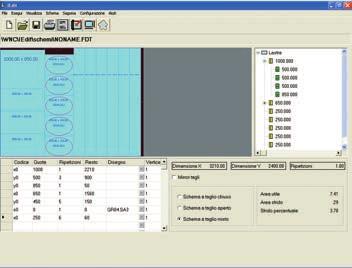 ) Optimisation and management of the racks at the exit of the line (opt.