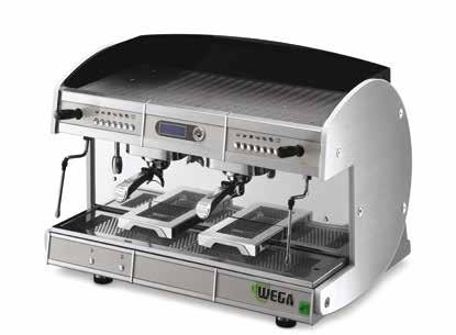 Macchine per caffè elettroniche WEEVD2AT, WEEVDAT, WEEVD2CAT. Colori disponibili: Rosso Metallizzato, Sabbia, Nero Metallizzato.