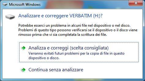 Una fotocamera collegata è visibile su Start / Dispositivi e stampanti Quando si