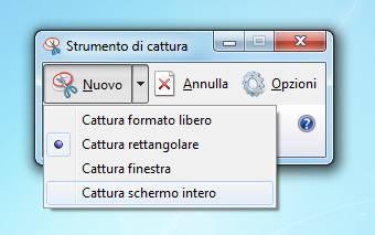 2.3.8 Catturare l immagine dello schermo.